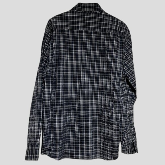 Le Chateau Grey Long Sleeve Casual Button Down Stretch Shirt - Picture 2 of 9